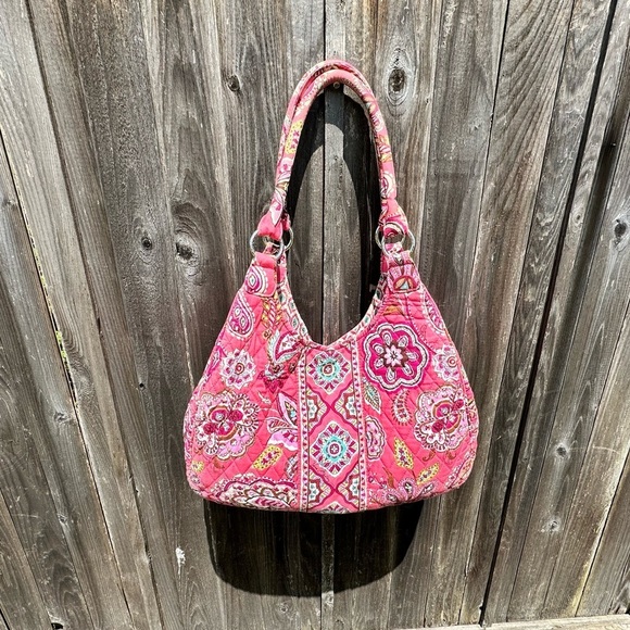 Vera Bradley Call Me Coral Hobo Bag - Picture 6 of 9